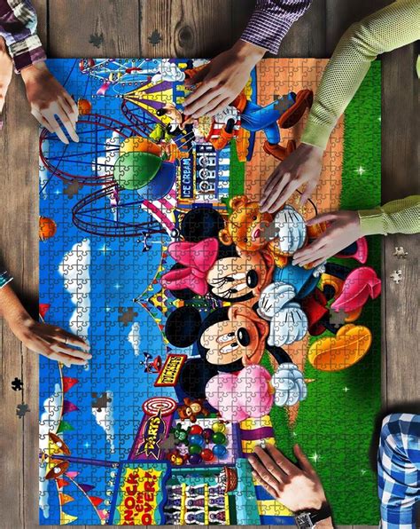 Mickey & Friends 2 Jigsaw Mock Puzzle – CA Go Canvas