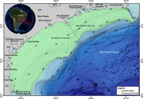 SciELO Brasil Santos Basin Continental Shelf Morphology