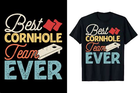 Vintage Cornhole Player T Shirt Design Graphic By Tee Expert · Creative