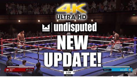 Undisputed Dropped A New Update Some Suggestions That Will Help