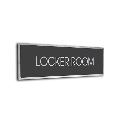Locker Room Door Sign Clearly Label Every Room In Your Facility With