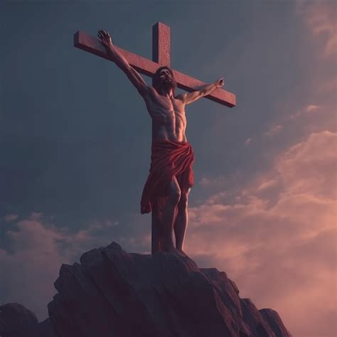 Jesus Cristo Crucificado Foto Premium