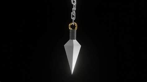 Scorpion S Classic Kunai And Chain Mortal Kombat 3D Model