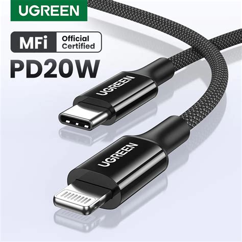 Ugreen Mfi W Pd Usb C To Lightning Cable Fast Charging For Iphone