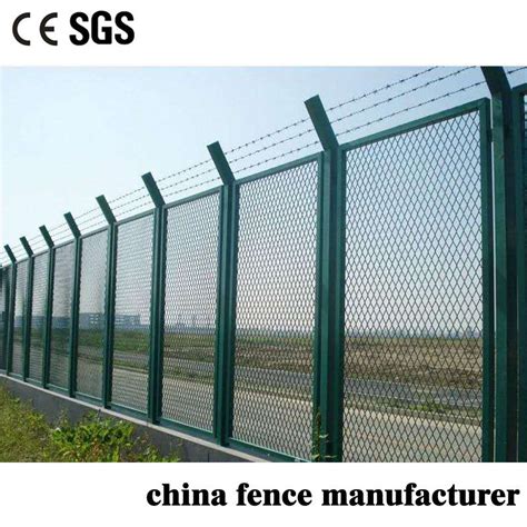 Pvc Coated Anti Climb High Duty Welded Expanded Metal Wire Mesh Farm