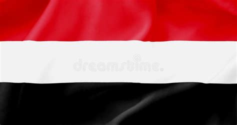 Flag Of The Country Of Yemen The Flag Is Satin Relief Flag Of Yemen