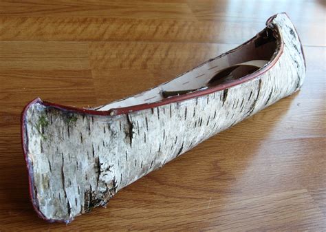 Mini Birch Bark Canoe Decor Etsy Birch Bark Birch Bark Crafts Diy