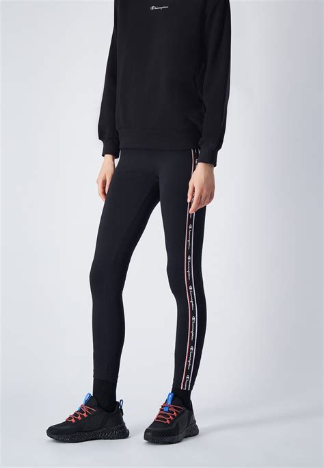 Champion Tape 20 Leggings Hosen Blackschwarz Zalandode