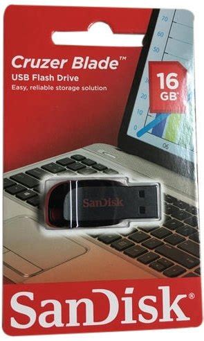 Black Plastic SanDisk Cruzer Blade USB Flash Drive 16GB At Rs 299