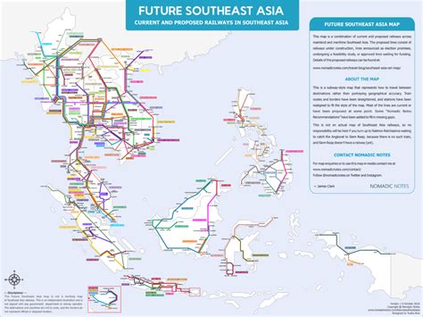 Thailand Railway Map