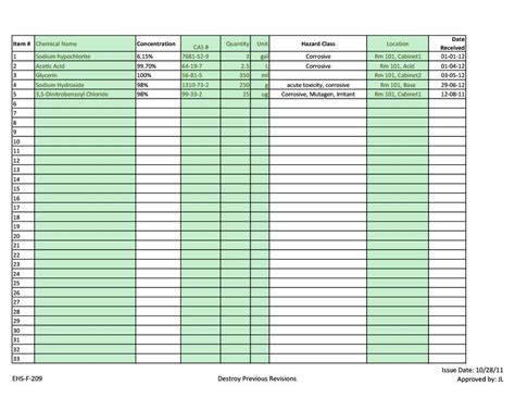 Printable Inventory List Templates Home Office Moving List