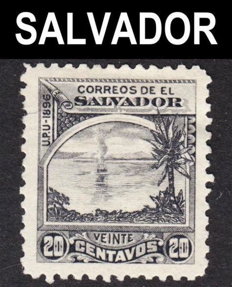 El Salvador Scott H Unwtmk Vf Mint Og H Original St Issue Free