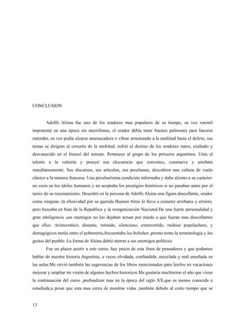 Monograf A Para La Especializaci N Pensadores Argentinos Ii Pdf