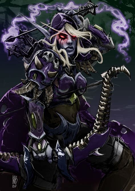 Fan Art Sylvanas + DrawAgain by Francisco Kobo Ilustrador, Creador de personajes | fr ...