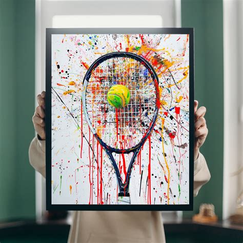 Tennis Poster, Tennis Art Print, Tennis Gift, Gift for Tennis Player ...