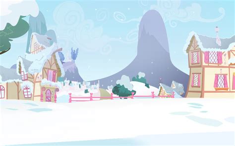 Mlp ponyville background winter