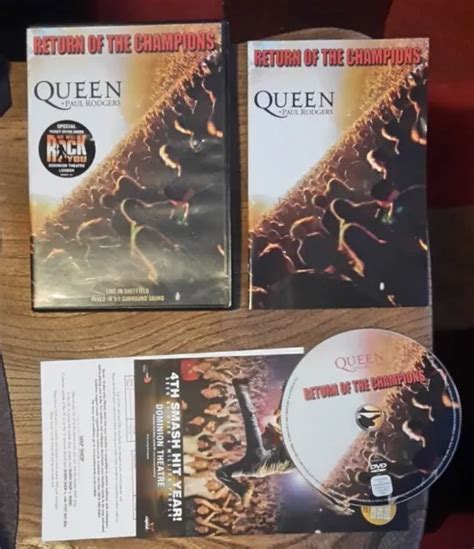 QUEEN AND PAUL Rodgers Return Of The Champions Live In Sheffield DVD