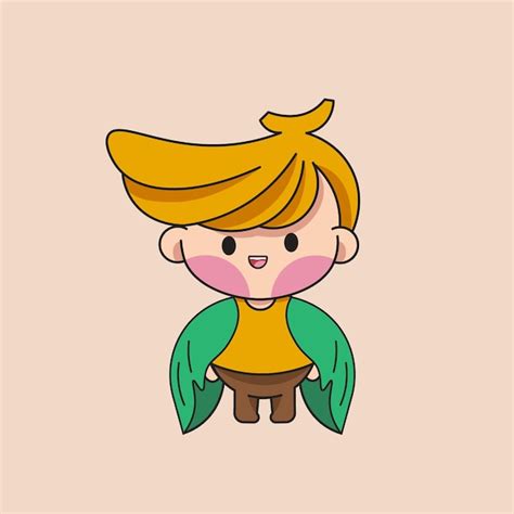 Premium Vector | Banana boy cute mascot cartoon