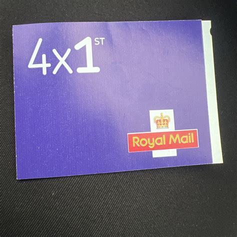 Royal Mail 1st Class Uk Postage Stamps Book Of 4 Ebay