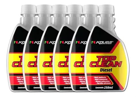 Kit 6 Top Clean Diesel Aditivo Combustível Limpa Bicos Koube MercadoLibre