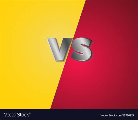 Game versus vs background Royalty Free Vector Image