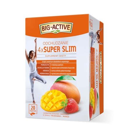 Big Active Herbata X Super Slim Odchudzanie Allegro Pl