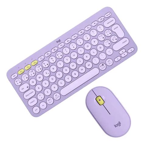 Combo Sin Cables Logitech Teclado K380 Mouse Pebble M350 Color Del