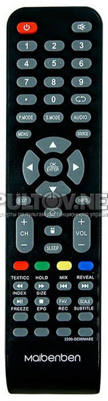 Maibenben 2200-DE00MABE пульт для телевизора Maibenben - Пульты ДУ ...