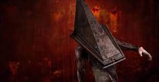 Создать мем "silent hill 2 пирамидоголовый, пирамидоголовый silent hill ...