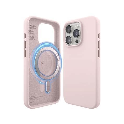 เคส Elago iPhone 15 Pro Max with Magnetic Silicone Pink