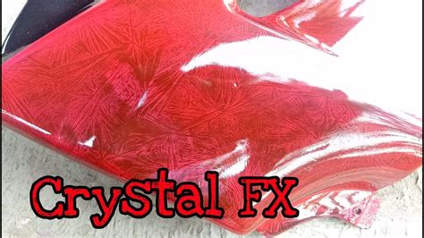 Airbrush Cara Bikin Motif Efek Crystal Full Youtube