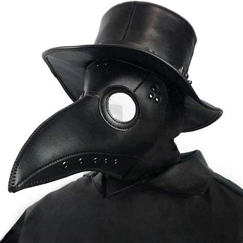 Leather Plague Doctor Mask Br