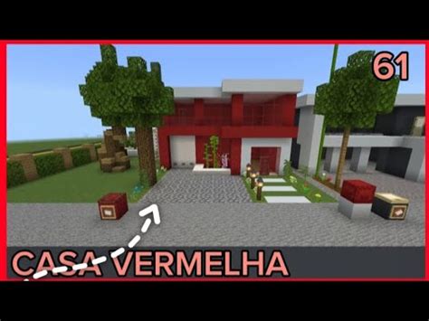 Como Fazer Uma Casa Vermelha No Minecraft Construindo Uma Cidade Youtube