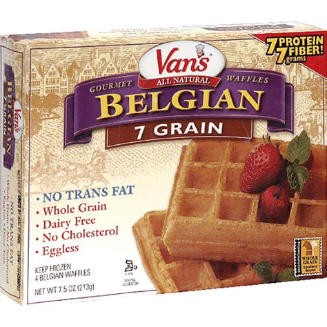 Vans Gourmet Waffles Belgian 7 Grain Shop Superlo Foods