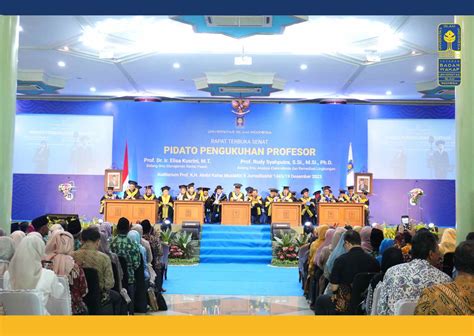 Rapat Terbuka Senat Universitas Islam Indonesia Pengukuhan Dua