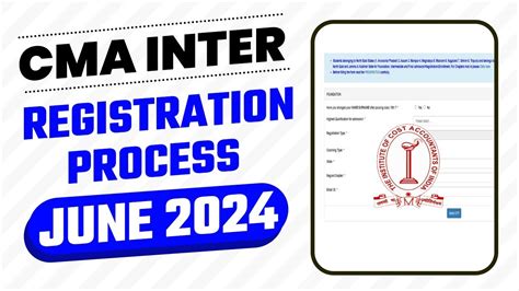 CMA Inter Registration Process June 24 CMA Registration Process CMA