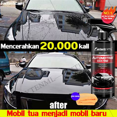 Jual Pengkilap Body Motor Dan Mobil Efek Daun Talas Semi Nano Coating