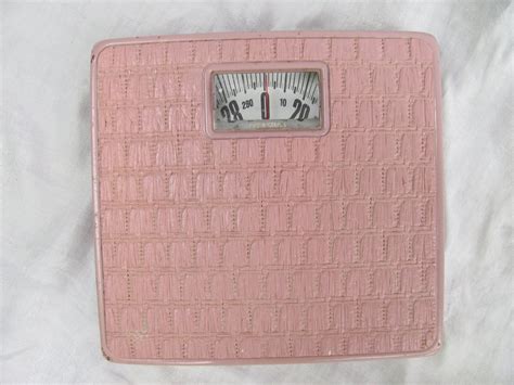 Pink Bathroom Scales Vintage 1950s Counselor