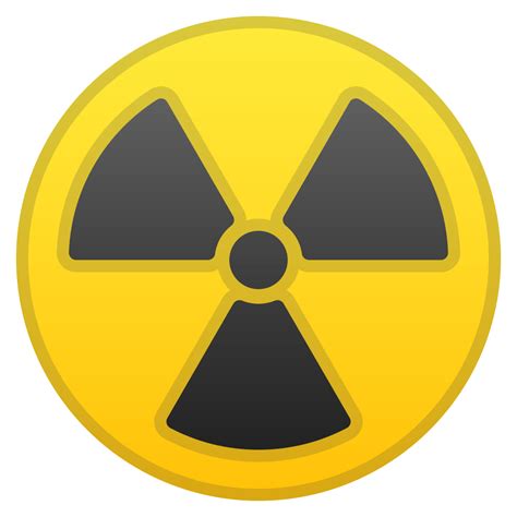 Radioactive Icon | Noto Emoji Symbols Iconset | Google