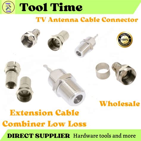 Tv Antenna Coaxial Cable Connector Rg6 Rg59 Sma Male Female Extension