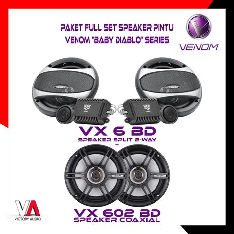 Jual Paket Audio Mobil Full Set Speaker Pintu Venom Baby Diablo Series