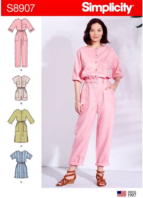 Sewing Pattern Women S Jumpsuit Pattern Misses Romper Pattern Front