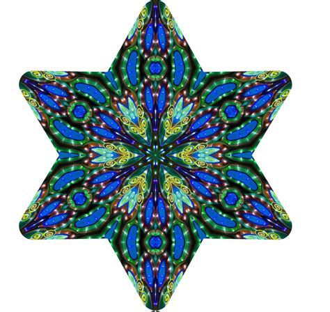 Blue Mandala Star Free Stock Photo Public Domain Pictures