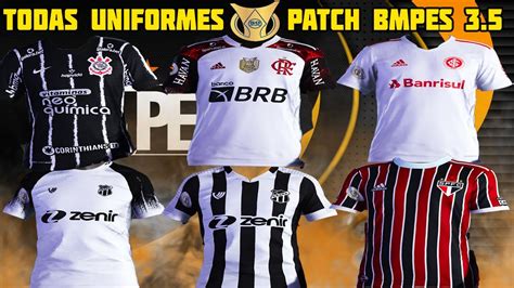 PES 2021 TODOS UNIFORMES DO BRASILEIRÃO SERIE A 2021 PATCH BMPES 3