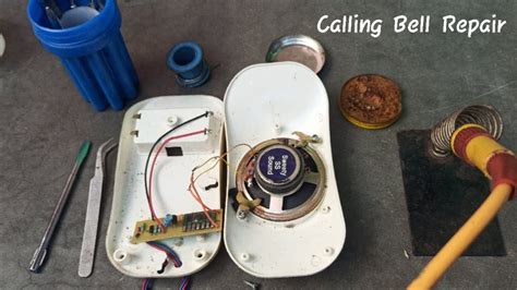 How To Repair Old Calling Bell Door Bell At Home Youtube