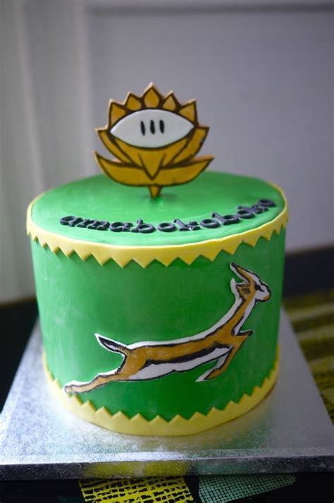 Springbok Cake Birthday Cakes Rugby Cake Themed Birthday Cakes