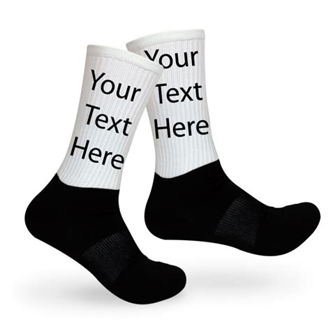 Custom Text Personalised Socks Personalised Socks With Your Etsy