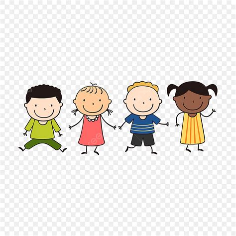 Friendly Kids Clip Art