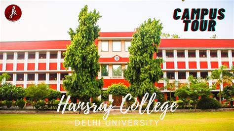 Hansraj College Delhi University Campus Tour North Campus Visit