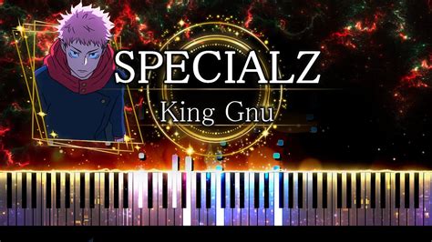 ピアノ採譜呪術廻戦 渋谷事変 OP SPECIALZ King Gnu YouTube